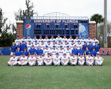 University of Florida Baseball Team